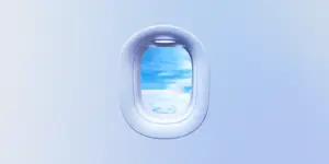 خلفية بيضاء و فيها شاشة الطائرة