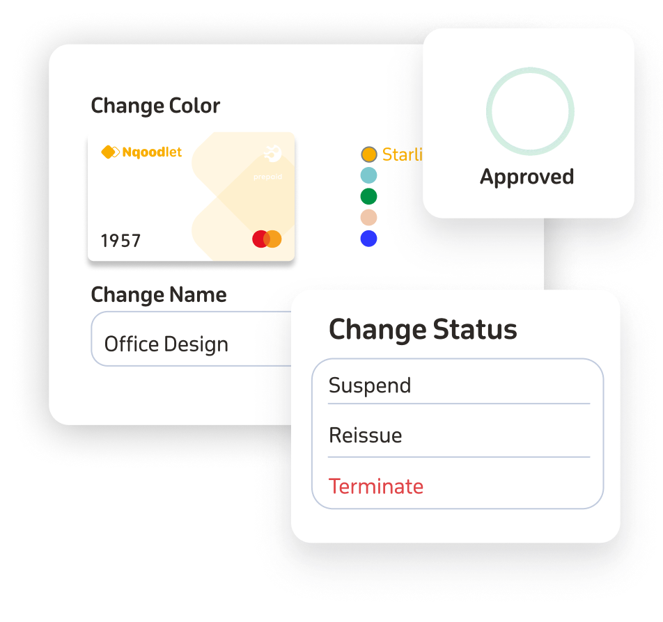 إدارة البطاقات بسهولة